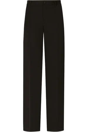 Dolce & Gabbana Pressed-crease tailored-cut trousers