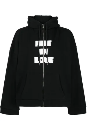 Natasha Zinko Text-print hooded jacket