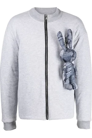 Natasha Zinko Bunny-appliqué bomber jacket