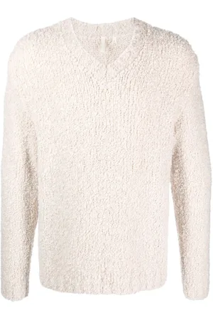 Sunflower Brushed-effect V-neck jumper