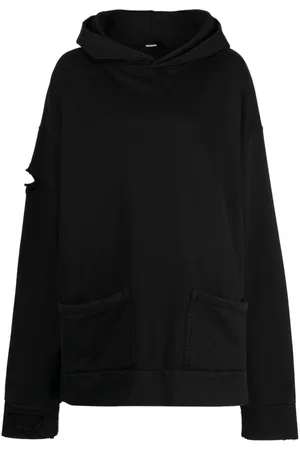 We11 Done Logo-print cotton hoodie