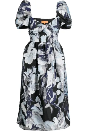 STINE GOYA Everleigh graphic-print midi dress