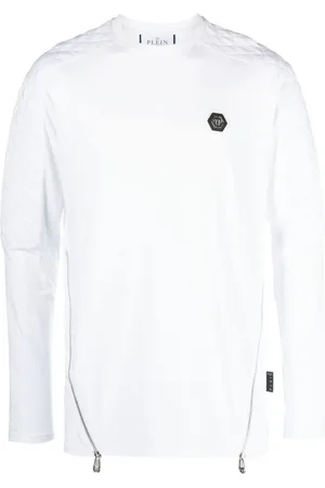 Long Sleeved T-shirts in the color white for Men on sale - Philippines  price