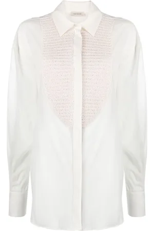 The Mannei Tebulos knitted-panel shirt