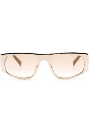 Givenchy Cutout-logo rectangle-frame sunglasses