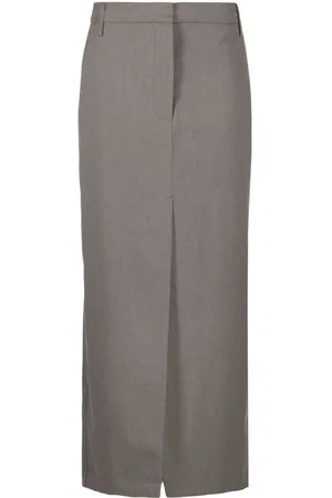 REMAIN Front-split maxi skirt