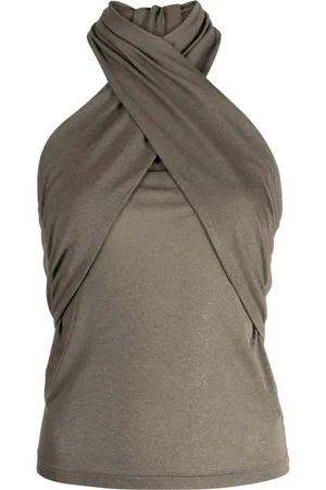 Nanushka Nurcan halterneck top