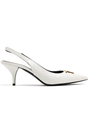 Tom Ford Logo-lettering leather pumps