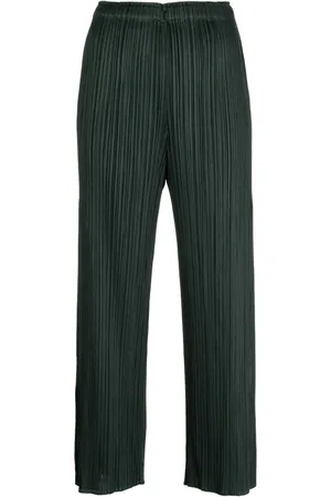 PLEATS PLEASE ISSEY MIYAKE Mc July pleated cropped trousers