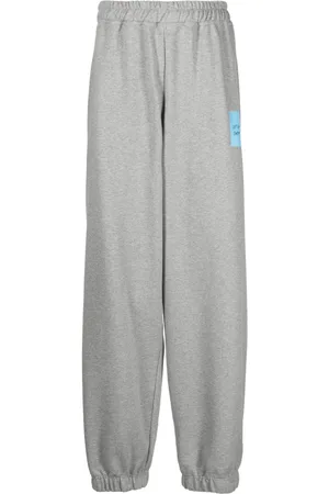Vetements Logo-print wide-leg track pants