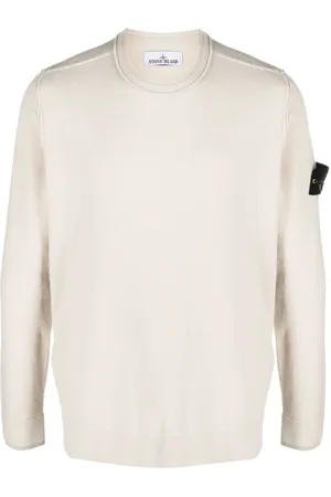 Stone Island Compass-motif long-sleeve jumper