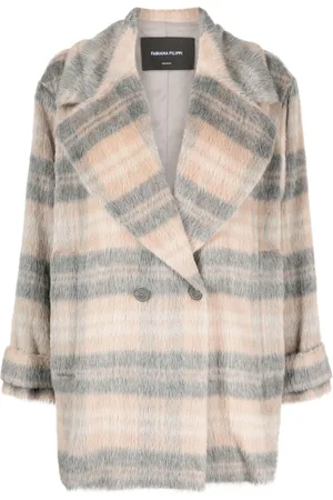 Fabiana Filippi Double-breasted alpaca wool coat