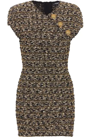 Balmain Lurex tweed minidress