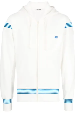 WALES BONNER Stereo stripe-print hoodie