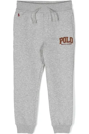 Ralph Lauren Logo-embroidered cotton blend track pants