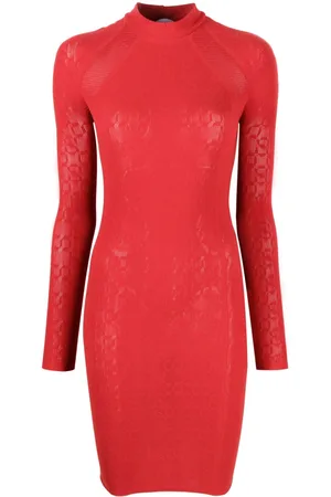 Wolford X Simkhai intricate warp-knit minidress
