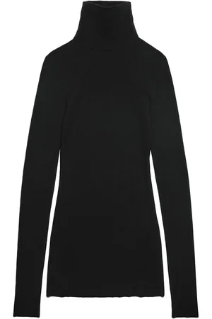 Ami High-neck knitted minidress