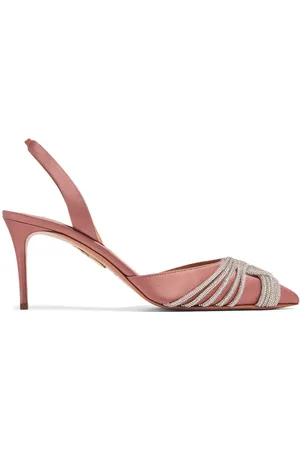 Aquazzura Gatsby 105mm crystal-embellished pumps