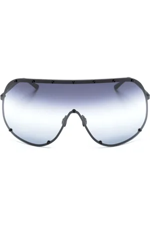 Rick Owens Shield-frame gradient sunglasses