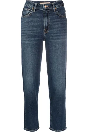 7 for all Mankind Malia high-rise cropped jeans