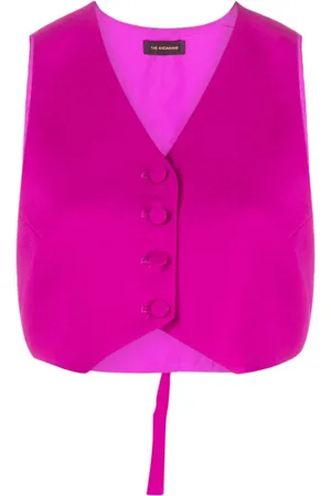 The Andamane Button-up cropped waistcoat