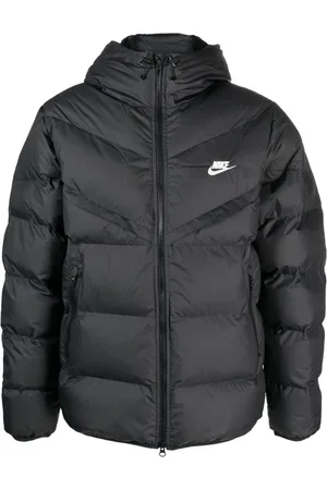 Nike Logo-embroidered padded jacket