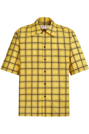 Marni Checked bowling shirt