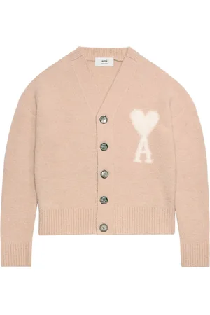 Ami Cloudy Wool Ami de Coeur cardigan