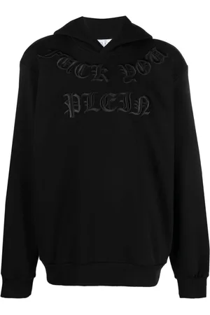 Philipp Plein Gothic Plein logo-embroidered hoodie