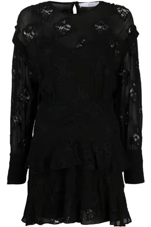 IRO Levoca guipure-lace A-line dress