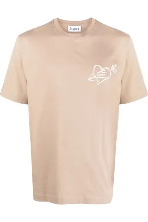 Etudes Wonder graffiti-embroidery T-shirt