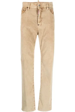 Dsquared2 Mid-rise corduroy trousers