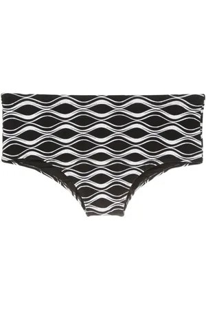 AMIR SLAMA Ondas-print swimming trunks