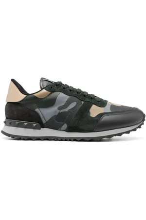 VALENTINO GARAVANI Camouflage Rockrunner low-top sneakers