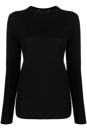tibi Long-sleeved jersey T-shirt
