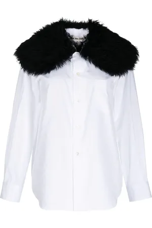 Comme des Garçons Contrasting-collar long-sleeve shirt