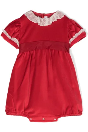 Mariella Ferrari Lace-trim velvet cotton shorties