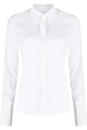 TWP Plain cotton-blend shirt