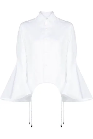 NOIR KEI NINOMIYA Braces-detail long-sleeve shirt