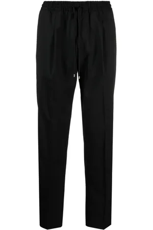 BRIGLIA Drawstring-waist straight-leg trousers