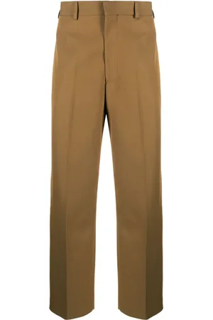 Palm Angels Straight-leg cotton trousers