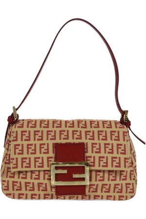 Fendi Pre-Owned Zucca Pattern Mamma Baguette Shoulder Bag - Farfetch