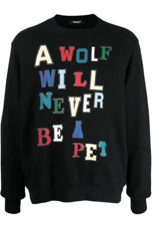 UNDERCOVER Slogan-print cotton sweatshirt
