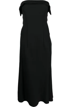 Serafini Strapless midi dress