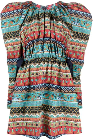 La DoubleJ Biennale abstract-pattern minidress