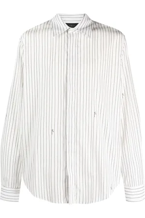 AMIRI Striped long-sleeve cotton shirt