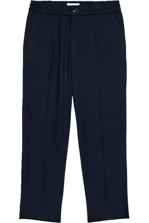 Ami Elasticated-waist tapered trousers