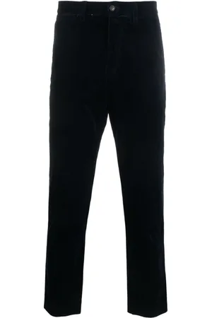 Ralph Lauren Velvet-effect tapered-leg trousers