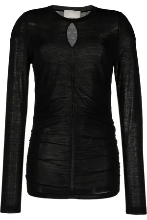 Isabel Marant Top Posy keyhole-detail knit jumper