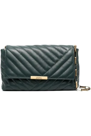 Women's Merine Quilted Leather Baguette Bag In